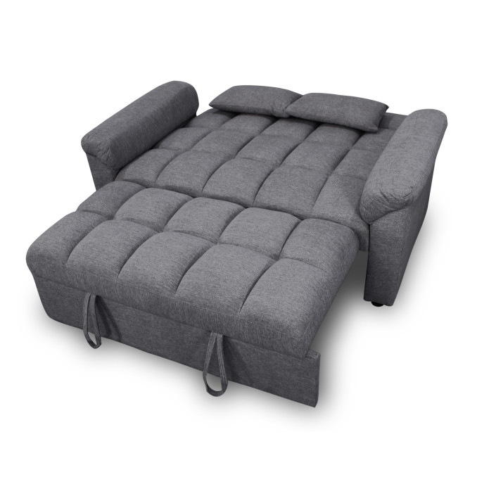 Sofá cama de matrimonio 160 cm Oliver gris