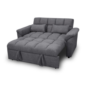 Sofá cama de matrimonio 160 cm Oliver gris