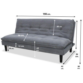 Sofá cama Rio 190 cm