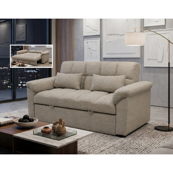 Sofá cama de matrimonio 160 cm Oliver beige