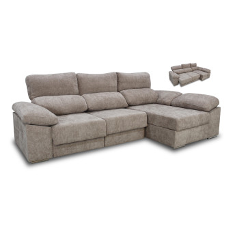 Sofá chaiselongue derecha Alice 280 cm