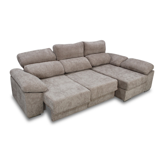 Sofá chaiselongue derecha Alice 280 cm