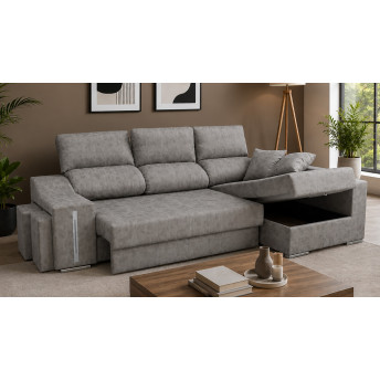 Sofá chaise longue cama derecha Florentino 265 cm.