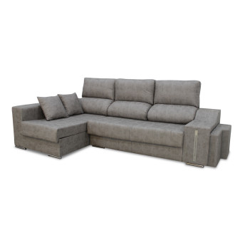 Sofá chaise longue cama izquierda 265 cm.