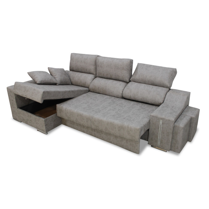 Sofá chaise longue cama izquierda 265 cm.