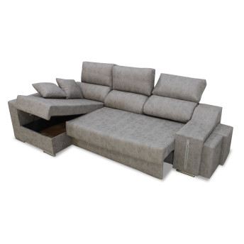 Sofá chaise longue cama izquierda 265 cm.