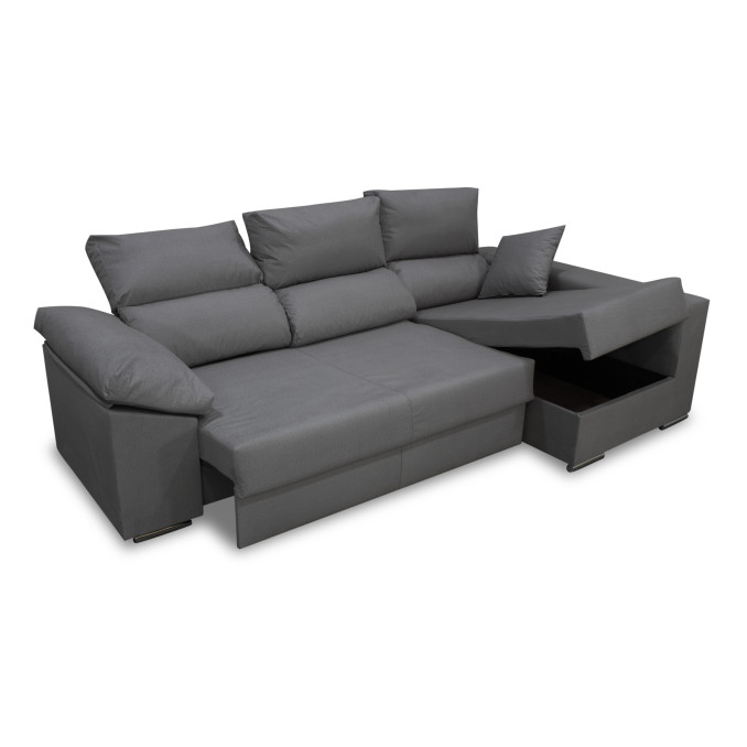 Sofá chaise longue cama derecha León 270 cm