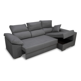 Sofá chaise longue cama derecha León 270 cm