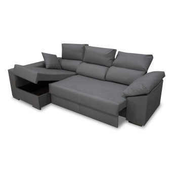 Sofá chaise longue cama izquierda León 270 cm