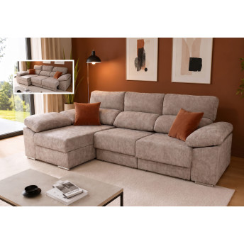 Sofá chaiselongue izquierda Alice 280 cm