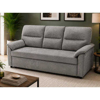 Sofá cama 3 plazas Fleming gris 200 cm
