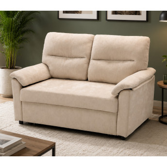 Sofá cama 2 plazas Fleming beige 140 cm