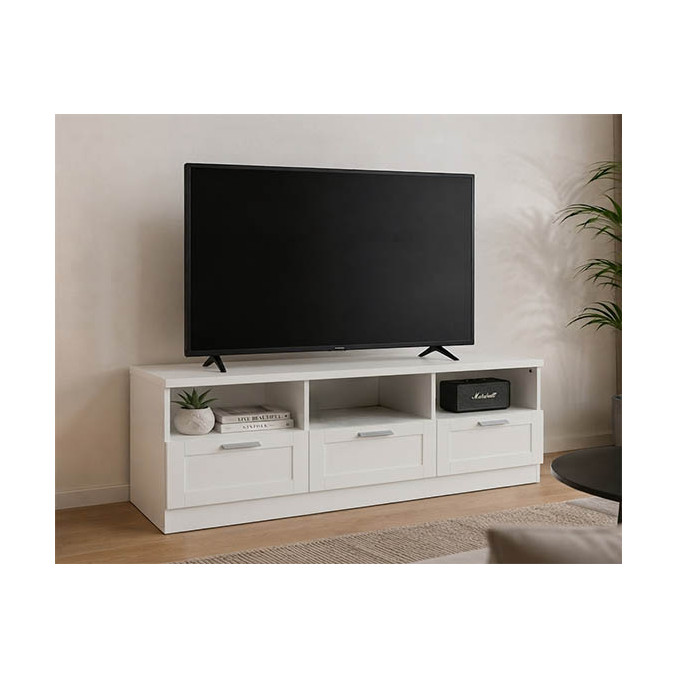 Mesa TV brise blanco 180 cm