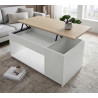 Mesa centro elevable con arcón Oporto