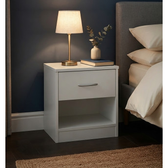 Mesa de noche Eco blanco