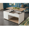 Mesa centro elevable con arcón Oporto