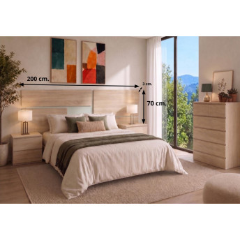 Cabecero dormitorio Cuadros 200 x 70