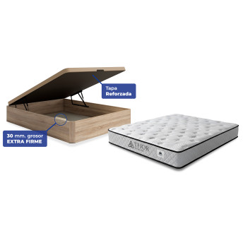 Pack canapé y colchón Thor 90x190 cambrian