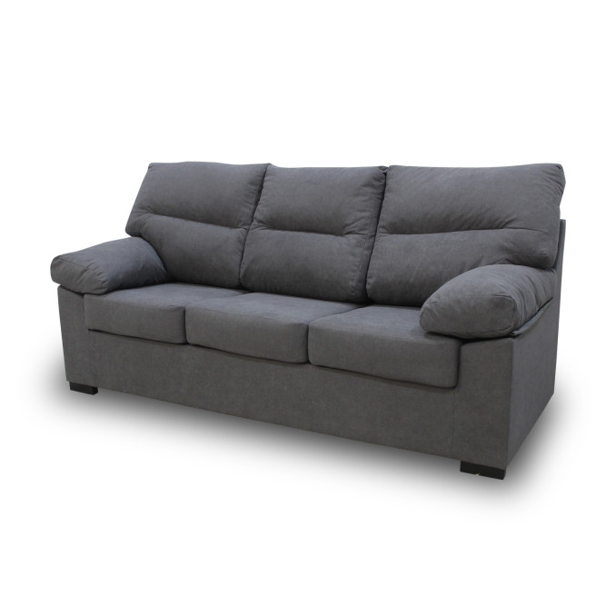Sofá tres plazas Irene 200 cm gris marengo
