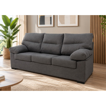 Sofá tres plazas Irene 200 cm gris marengo