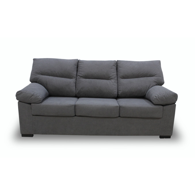 Sofá tres plazas Irene 200 cm gris marengo