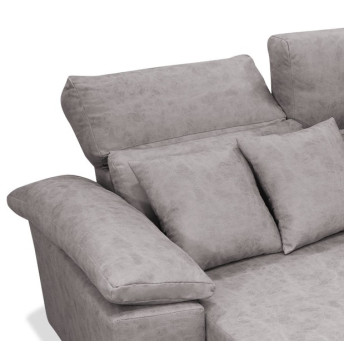 Sofá cama chaise longue derecha Álvaro 265 cm con arcón abatible, cojines no incluidos