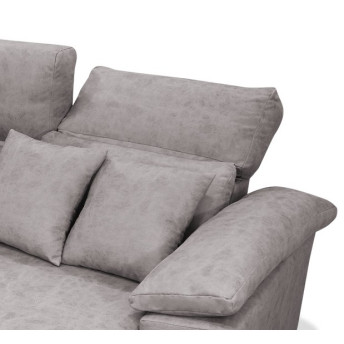 Sofá cama chaise longue izquierda Álvaro 265 cm con arcón abatible.