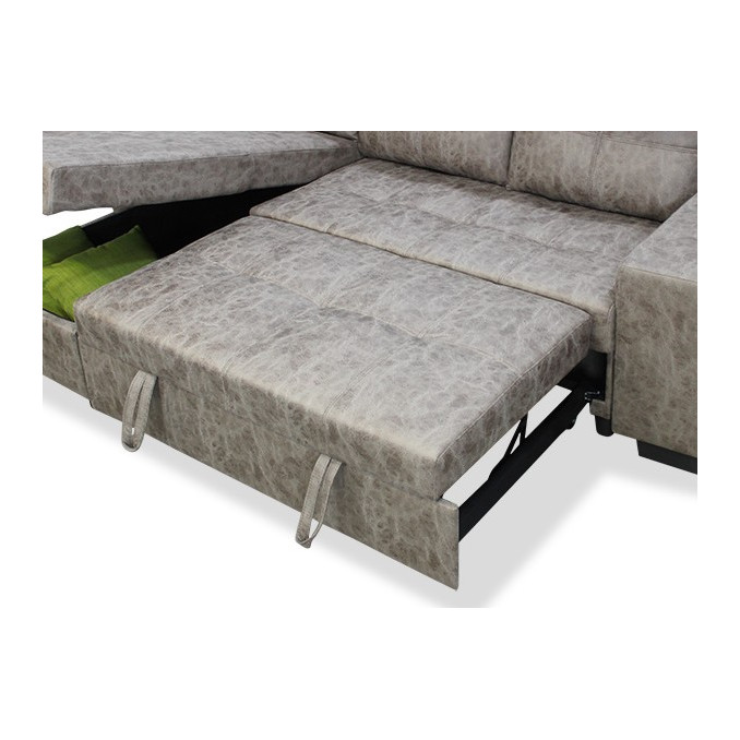 Sofá chaise longue cama Tucán 237 cm.