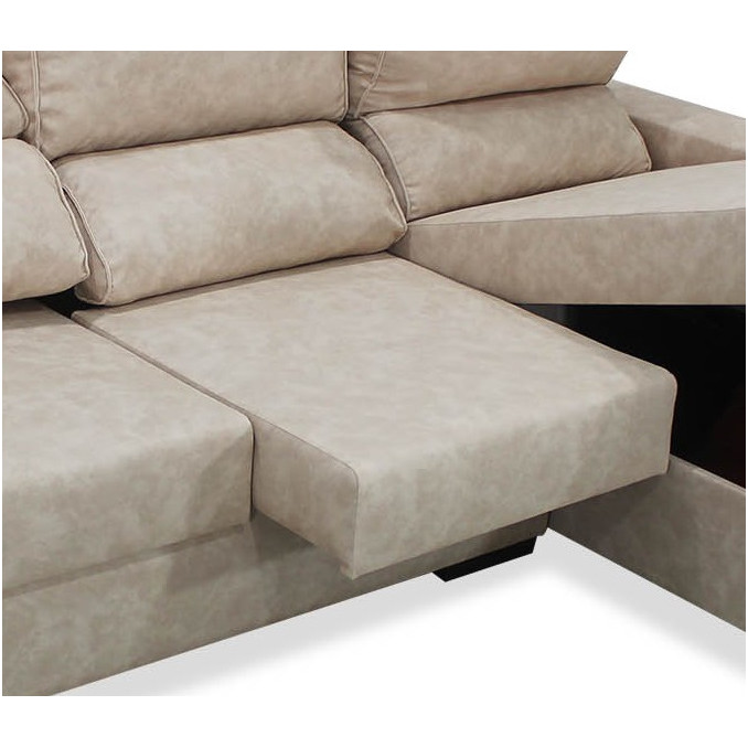 Sofá chaise longue derecha California arcón...