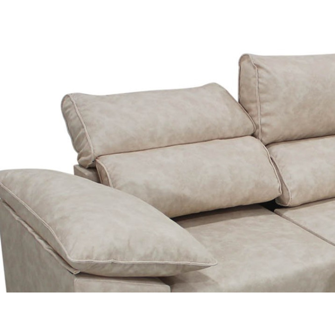 Sofá chaise longue derecha California arcón...