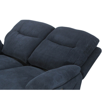 Sillón Relax dos plazas Módena dark blue 155 cm