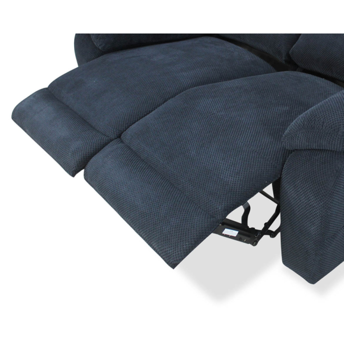 Sillón Relax dos plazas Módena dark blue 155 cm