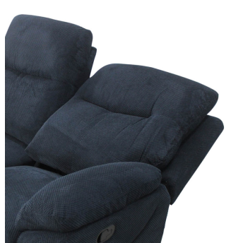Sillón Relax dos plazas Módena dark blue 155 cm