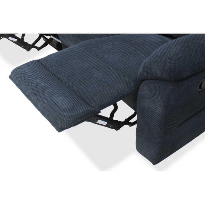 Sillón Relax dos plazas Módena dark blue 155 cm