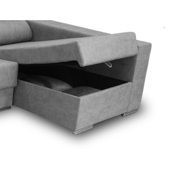 Sofá chaise longue derecha Óscar 265 cm.