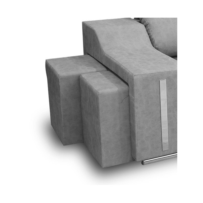 Sofá chaise longue derecha Óscar 265 cm.