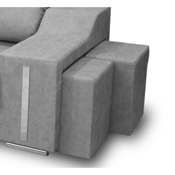 Sofá chaise longue izquierda Óscar 265 cm.