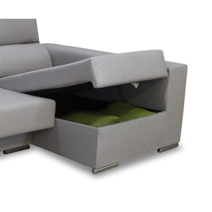 Sofá chaiselongue derecha Clio 265 cm