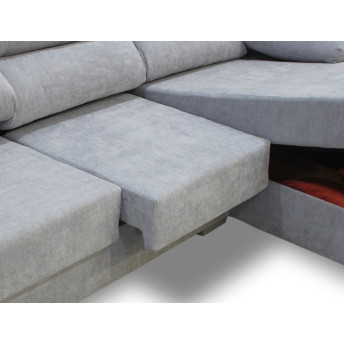 Sofá mega chaise longue derecha Megane 287 cm