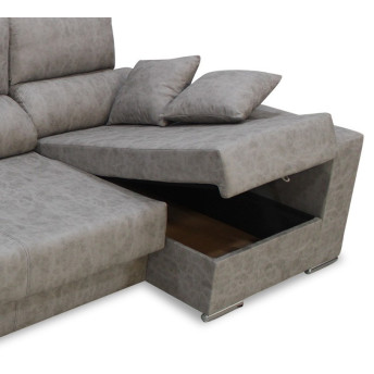 Sofá chaise longue cama derecha Florentino 265 cm.