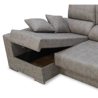 Sofá chaise longue cama izquierda 265 cm.