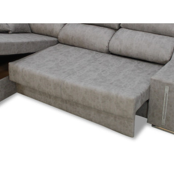 Sofá chaise longue cama izquierda 265 cm.
