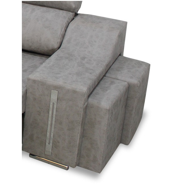 Sofá chaise longue cama izquierda 265 cm.