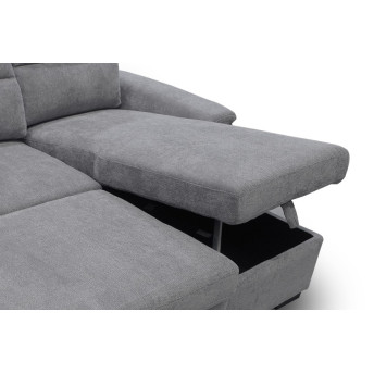 Sofá chaise longue cama con arcón Valencia 252 cm