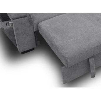Sofá chaise longue cama con arcón Valencia 252 cm