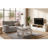 Pack ahorro salón Murillo - Modulo TV + sofá 3 plazas+...