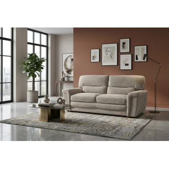 Sofá Sumi tres plazas beige 216 cm