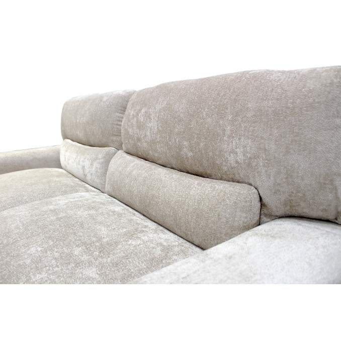 Sofá Sumi tres plazas beige 216 cm