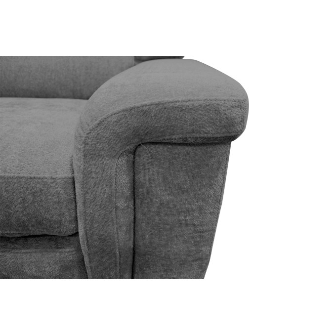 Sofá Sumi tres plazas gris 216 cm