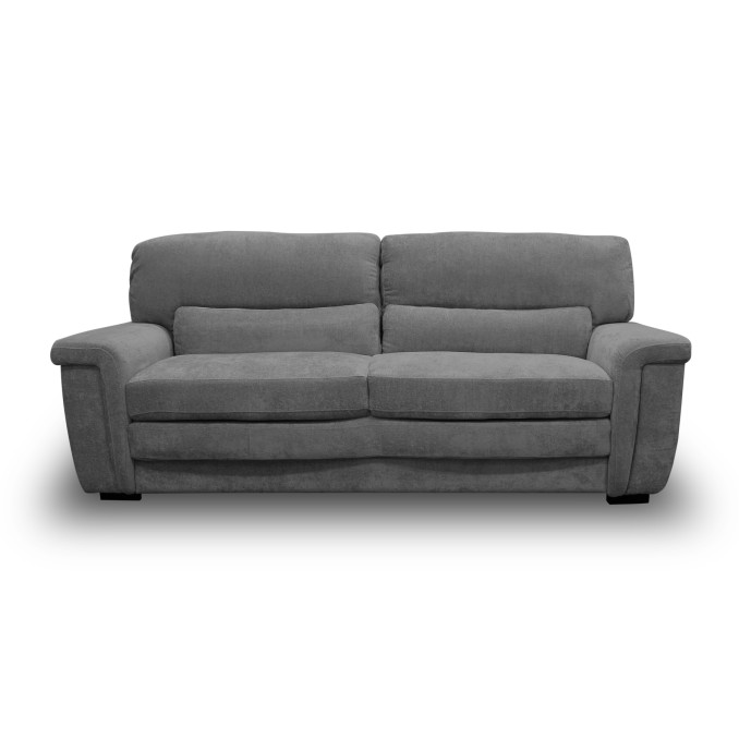 Sofá Sumi tres plazas gris 216 cm